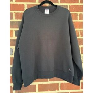Vintage Jerzees Sport NuBlend Black Crewneck Sweatshirt Mens Large Made in USA